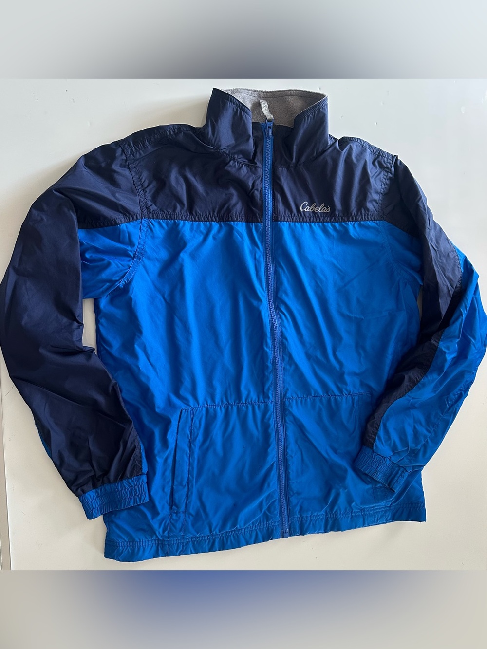 Cabela’s Boys Polartec Fleece-Lined Full Zip Jacket Size L Spring Fall Coat kids